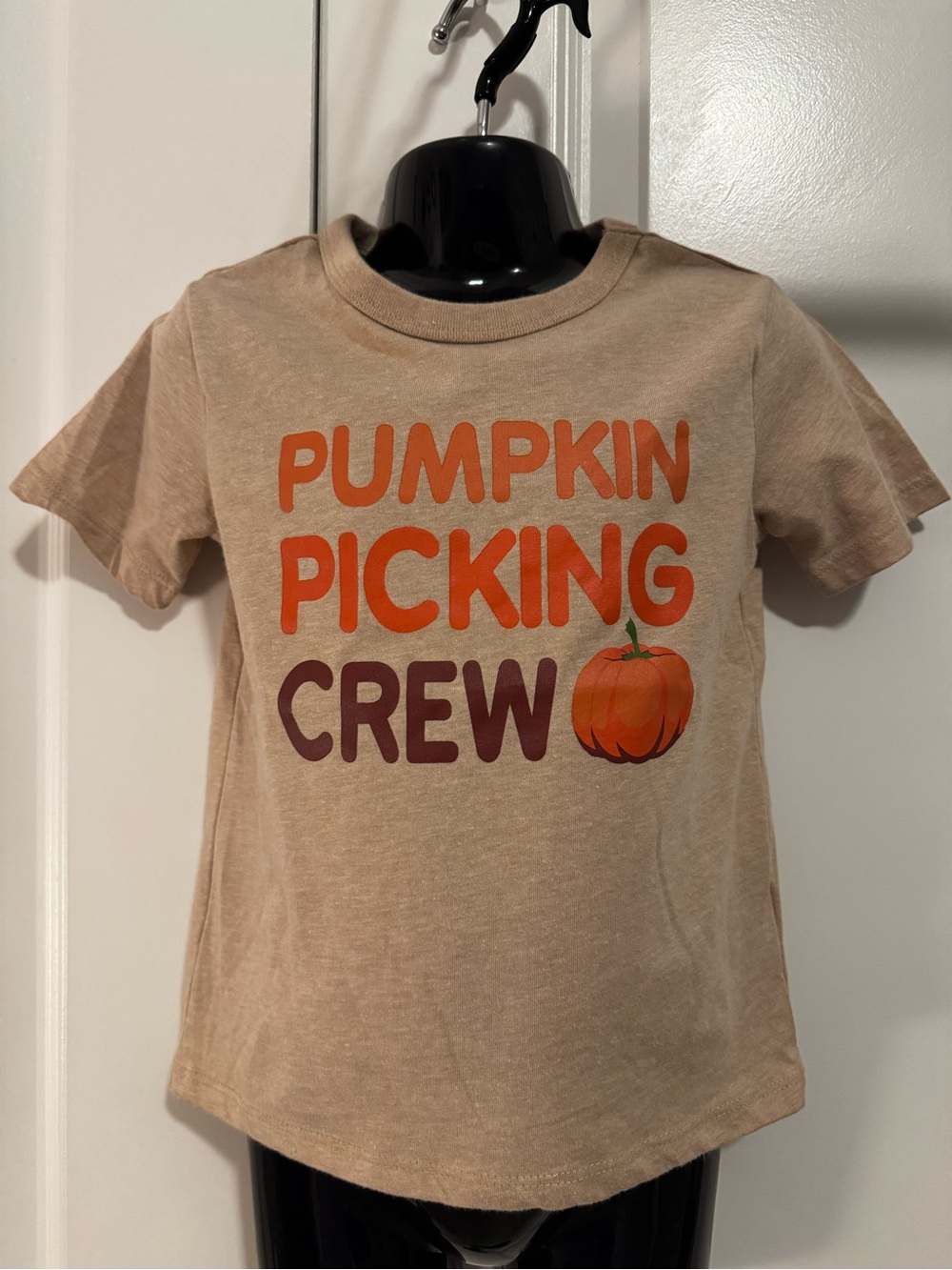 Children’s Place Pumpkin Picking Crew Kids T-Shirt - Tan